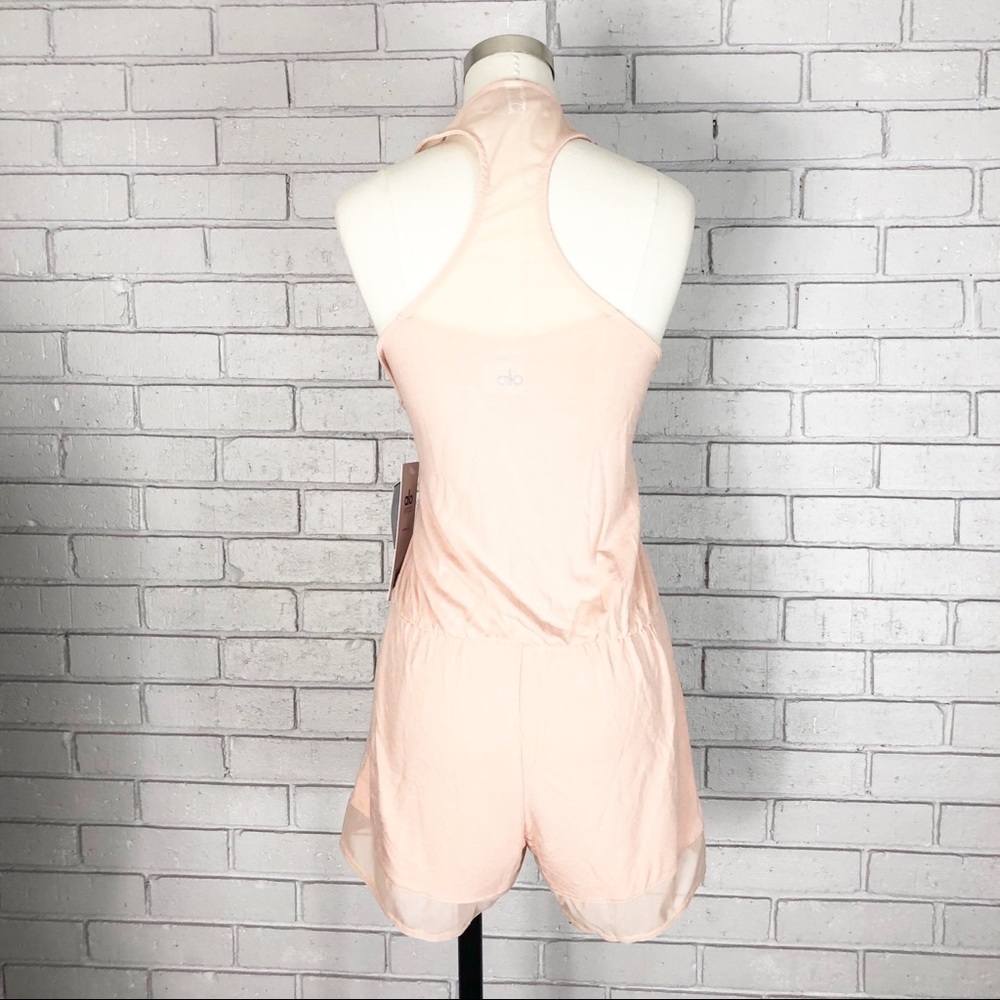 Alo Yoga Women’s Shell Pink Tranquility Romper - Picture 4 of 6
